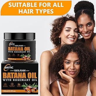Raw Batana Oil for Hair Growth,Rosemary Oil,100% Natural Pure Dr. Sebi Batana Oil from Honduras,Unrefined Organic Batana Oil Hair Growth Oil for Prevent Hair Loss 5.3 oz