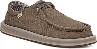 Sanuk Mens Single Fin Loafers for Men | Mens Shoes | Slip On Shoes for Men | Men's Slip-on Loafers | Comfort Foam Footbed