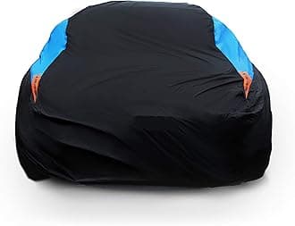 MORNYRAY Waterproof Car Cover All Weather Snowproof UV Protection Windproof Outdoor Full Coupe/Cabrio Car Cover, Universal Fit for Coupe/Cabrio (Fit Coupe/Cabrio Length 204-217 inch, Blue)