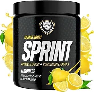 6AM RunPre Workout Supplement Pre Sprint Run - Amino Energy Lemonade - Pre Workout For Runners - Pre Workout Runners - Runners Supplements - Best Pre Workout Supplement For Running - 30 Scoops