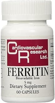 Ecological Formulas - Ferritin Bioavailable Iron 5 mg - 60 Caps