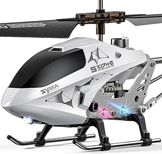 SYMA RC Helicopter,Remote Control Helicopter for Kids Airplanes with Altitude Hold, 3.5 Channel, Gyro Stabilizer, Remoter Aircraft Helicopter Toys for 8-12 Boys Girls as a Gift Indoor White