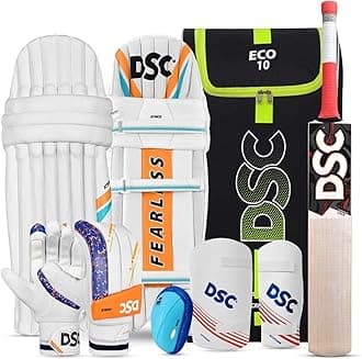 DSC Kashmir Willow Complete Cricket Kit 2020, Size-4, Left Hand