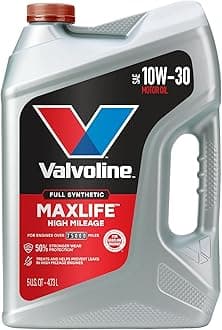Valvoline MaxLife High Mileage Full Synthetic 10W-30 Motor Oil 5 Quart