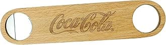 Tablecraft Coca-Cola Wood & Metal Flat Bottle Opener, Metallic (CC394)
