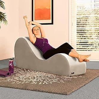 Wooden Twist Wooden Armless Modern Chaise Lounge (Beige Polyester)
