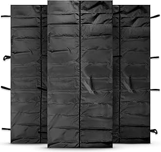 Heavy Duty Disaster Body Bag Stretcher Combo – Waterproof Vinyl Pouch with Leakproof Zipper, 8 Reinforced Handles, 3 Patient ID Tags Included – 3-Count