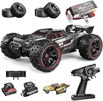 MJX Hyper Go 14210 High-Speed 55kmh Offroad RC Car for Adults 4WD with 2 Shells, Brushless RC Truck 4X4 Electric Powered