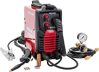 90i MIG and Flux Core Wire Feed Weld-PAK Welder, 120V Welding Machine, Portable w/Shoulder Strap, Protective Metal Case, Best for Small Jobs, K5256-1