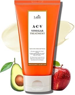 LADOR Apple Cider Vinegar Clarifying Treatment w/Tea Tree Sub-Acidic pH-balanced - Glossy Shine Refreshing for Greasy Dandruff Oily Scalp Hair Free of Silicone Paraben Sulfate 5.07 Fl Oz Korea