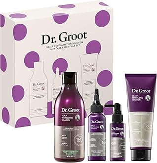 Dr. Groot Hair Essentials Set for Hair Loss, Thinning Hair, Hair Repair and Growth with Biotin and Rosemary, Clinically Tested, Scalp Treatment