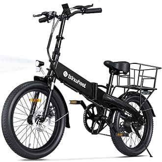 isinwheelU5 Pro Folding Electric Bike for Adults,Peak 800W Brushless Motor,20MPH Up to 50 Miles, 2-3H Fast Charge, 20" Fat Tire Ebike, 7 Speed Gear,Front Fork Suspension for Leisure Riding&CommutingGlobal Recycled StandardGlobal Recycled StandardGlobal Recycled Standard