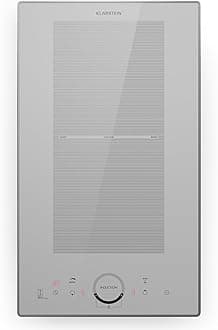 Klarstein Induction Hob, 3500W Electric Hobs Induction Cooker, 2 Ring Electric Pan Hob, Built-In Table Top Cookers w/ 2 Hobs, Touch Control, Inductions Heater Cooktops, Hot Plates for Cooking