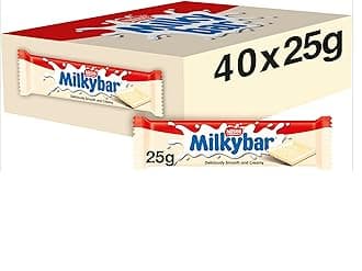 Milkybar White Chocolate Bars, 40 x 25 g