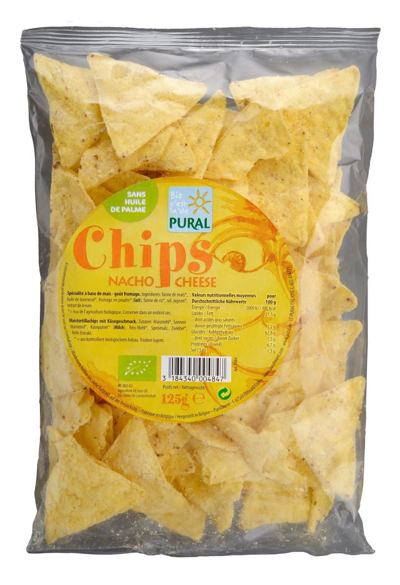 Corn Tortilla Chips Nacho Cheese