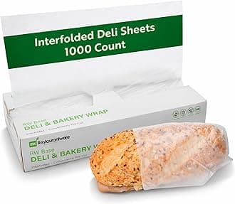 10000-CT 10.75” Plastic Interfolded Deli and Bakery Wraps