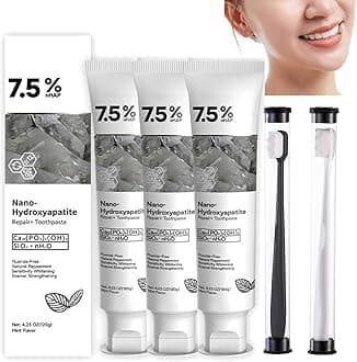 Geelike Hydroxyapatite Toothpaste, Geelike Nano Hydroxyapatite Toothpaste, Geelike 7.5Toothpaste, Fluoride Free HydroxyapatiteToothpaste, Repairing Breath Freshening Whitening (3)