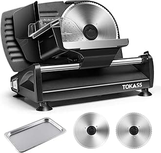 Electric meat slicer for home or commercial use