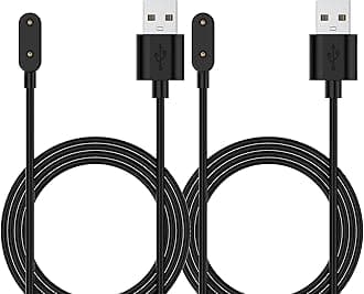 E ECSEM Charger Compatible with Huawei Watch Fit Charger,3.3ft 100CM USB Charging Cable Charger Cradle Dock for Huawei Watch Fit/Band 6/Honor Band 6/Watch EX/Kids Watch 4X(Black+Black)