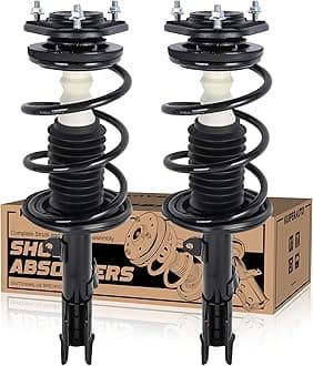 2PCS Front Struts 572598 572597,Shocks Absorbers & Coil Spring Assembly Compatible for 2009-2012 Toyota Corolla, for 2011-2013 Mateix (FWD/AWD) 2.4L L4 Replacement