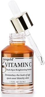 Neogold Brightening Vitamin C Face Serum Anti Aging Eye Serum | Fragrance Free Potent Vitamin C Face Moisturizer Facial Serum For Women, Acne, Dark Spot Treatment, Wrinkles, Uneven Skin Tone, 2 Fl Oz