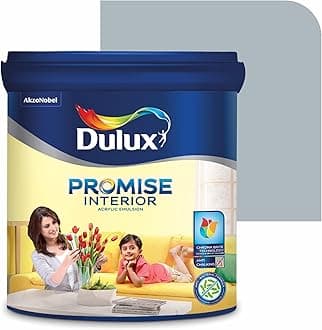 Dulux Promise Interior Emulsion Paint (1L, True Switzerland) | Brighter & Longer-Lasting Colors | Rich Finish | Chroma Brite Technology | Anti-Chalk | Water-Based Acrylic Paint