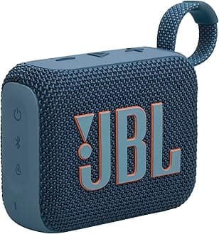 JBL GO 4 – Ultra-Portable Bluetooth Speaker with AURACAST, Powerful Sound, 15H Playtime & Sleek Design, JBLGO4BLU, Blue