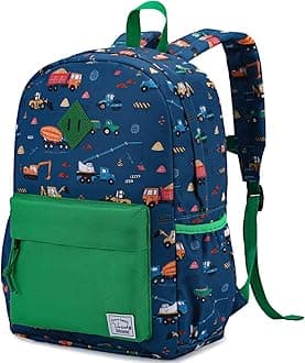 Kids School Backpack Rucksack for Boys Girls Children's Toddler Backpack Kindergarten Book Bag with Chest Buckle