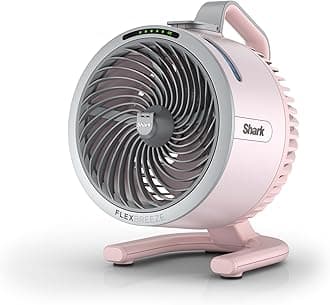 SHARK FlexBreeze HydroGo Ultra Powerful Portable Fan with Indoor/Outdoor Mist, Up to 70 Feet Range, Corded and Wireless, Up to 12 Hours Battery, 5 Speeds, Misting