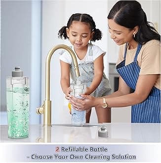 MEXERRIS Wet Dust Mops for Hardwood Floor Cleaning - Microfiber Spray Mops with 4X Reusable Washable Pads 2X Bottles Wood Floor Mops with Spray Home Commercial Use for Hardwood Laminate Tiles Floors