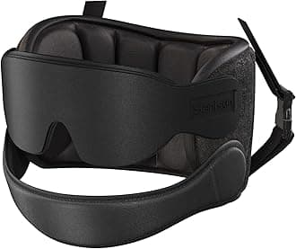 SARISUN Airplane Pillow, Travel Pillows for Airplanes with Sleep Eye Mask, Plane Pillow for Long Flights, Car Road Trip, Car Headrest, Stop Bobblehead, FSA HSA Eligible Approved, Combo with Chin Strap