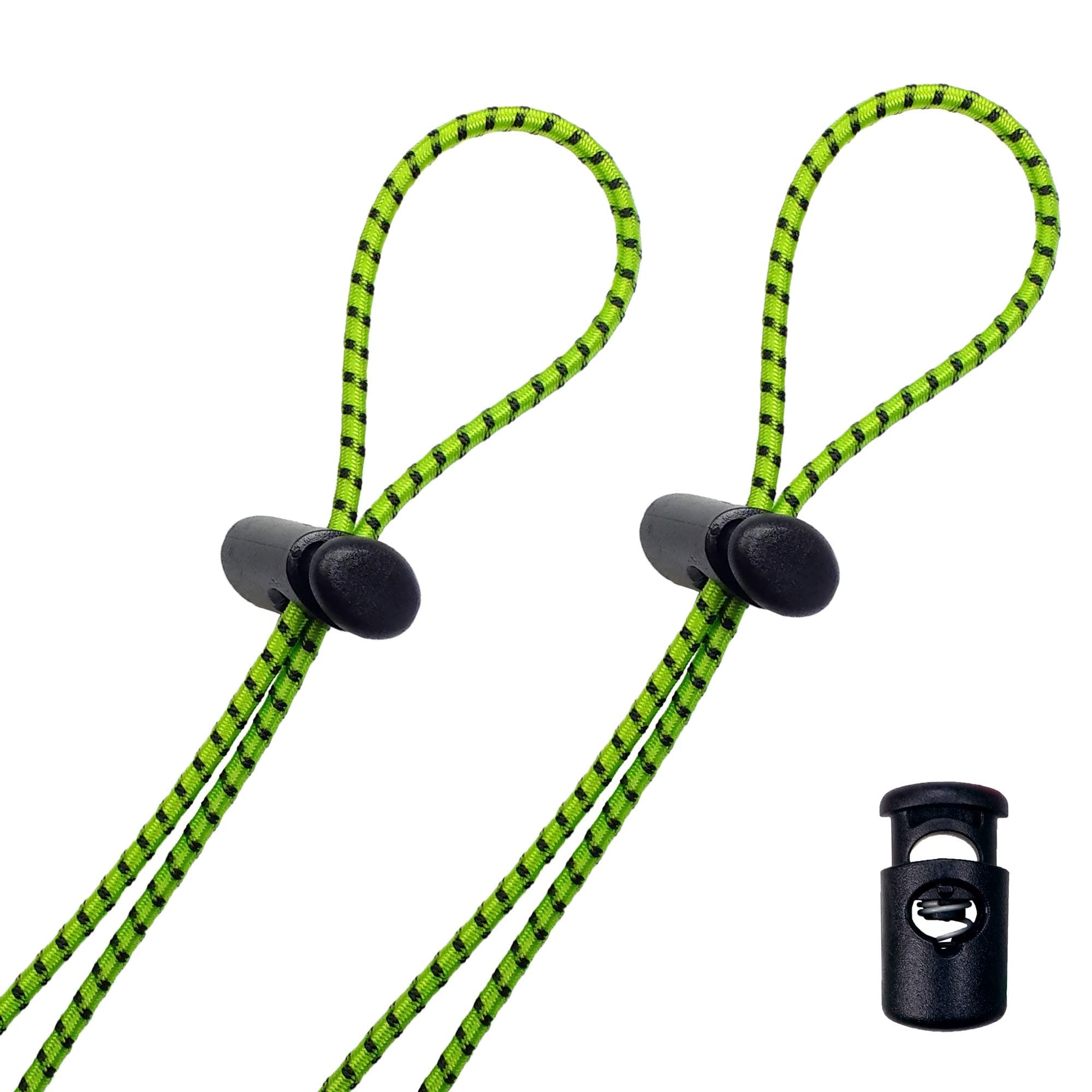 Flow Goggle Strap Kit (2-Pack) - Replacement Bungee Cord Straps for Swim Goggles