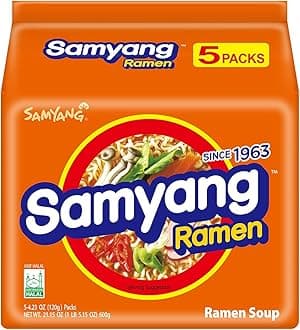 Samyang Original Noodle Pack of 5 삼양 원조 라면