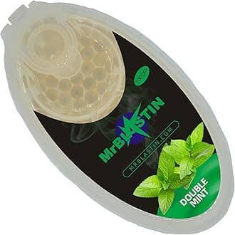 100 pcs Double Mint Crushballs for Cigarette Filters Insertion, Many Flavours Available, Menthol Mint Crush Balls, Flavoured Capsules. Click on Inserts Beads (Double Mint)