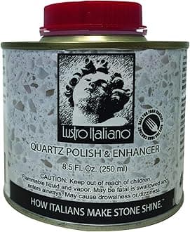 Lustro Italiano Enhancer Quartz Countertop Polish, 8.5 Fl. Oz, clear