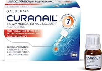 5% W/V Fungal Nail Treatment Amorolfine Medicated Nail Lacquer once weekly application for fungal nail infection 3ml