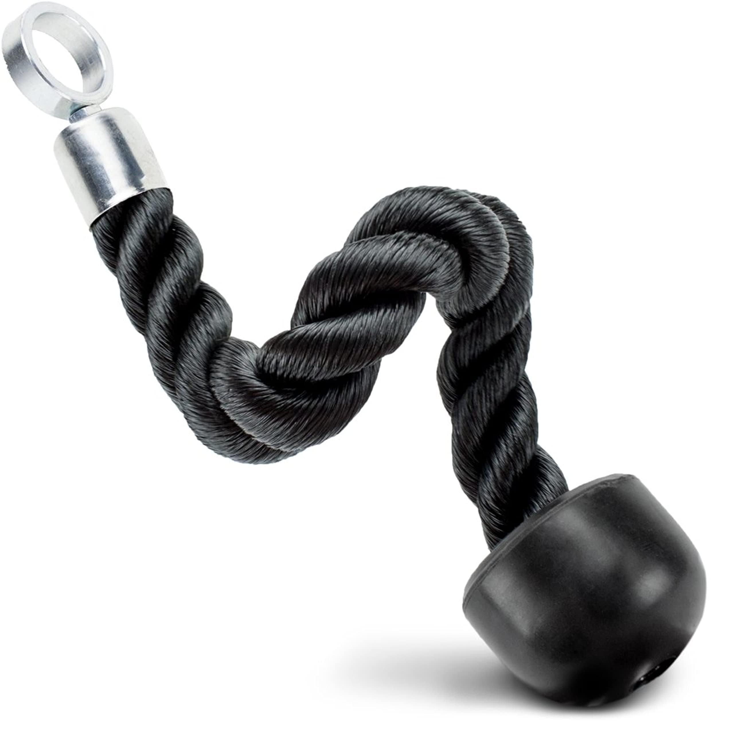 Single Grip Tricep Rope with Cable Machine Attachment