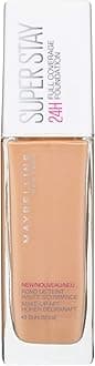 Maybelline New York Foundation, Superstay 24 Hour Longlasting Foundation, Lightweight Feel, Water and Transfer Resistant, 30 ml, Shade: 48, Sun Beige