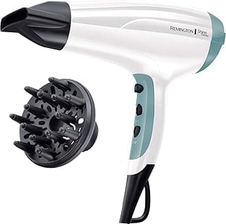 Remington D5216 Shine Therapy 2300 Watts Dryer With Frizz Free Shine, White