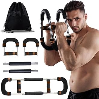 Ultimate Twister Arm Trainer, Adjustable Chest Workout Equipment, Arm Trainer for Men, Chest Trainer for Men, Shoulder Muscle Training, Portable Spring Resistance Home Fitness Equipment