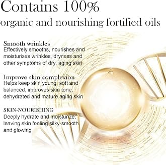 Organic Castor Oil Black Seed Oil Rosehip Oil Face Serum,Natural Lalenas Oil For Face,Moisturizer Face Oil Anti-Aging Serum,Nourishing Skincare Serum(2PCS)