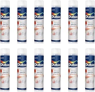 Dulux Simply Refresh Spray Paint | DIY, Quick Drying Gloss Finish for Metal, Wooden Furniture, Plastic, Walls, Cars & Bikes – 12 X 400ML (Deep_Orange)
