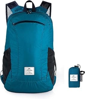 Naturehike 18L Hiking Daypack, Lightweight Packable Backpack for Travel, Airplane Travel Small Backpack for Adults (Indigo)