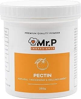 Mr.P Ingredients Pectin 250g NH Powder Ideal for Jams Marmalades Chutney Fruit Jellies Fruit Compote Gelling Agent Vegan Vegetarian Halal Kosher Gluten Free (Recyclable Pot)