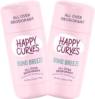 Whole Body Deodorant for Women - Aluminum-Free - Sensitive Skin Invisibile All Day Layer of Full Body Protection for Odor Control Only (2.65 Ouce (Pack of 2), Boho Breeze)