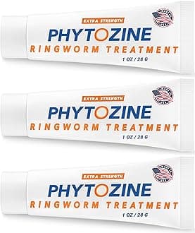 Anti Fungal Cream For Skin With 1% Tolnaftate - Ringworm Treatment For Humans - Effective Athletes Foot Treatment Cream - Nourished by 15+ Natural Oils & Botanicals - Made in USA-1 oz (3 Pc)