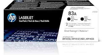 HP CF283AD 83A Original LaserJet Toner Cartridges, Black, Multipack