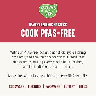 GreenLife - 6 Quart Non-Stick Ceramic Removable Inner Bowl, Programmable, Family Friendly, Keeps Warm, Stovetop & Oven Safe, Dishwasher Safe,