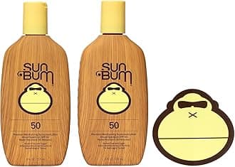 Sun Bum Original Spf 50 Sunscreen Lotion with Sonny Sticker Vegan and Hawaii 104 Act Compliant (Octinoxate & Oxybenzone Free) Broad Spectrum Moisturizing UVA/UVB Sunscreen With Vitamin E 8 oz 2 Pack