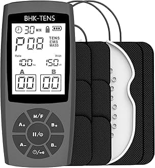 TENS Unit Muscle Stimulator for Pain Relief Therapy, 22 Modes EMS TENS Machine, Electronic Muscle Relaxer for Shoulder Pain Relief, Back Pain, Shoulder Neck Pain Relief